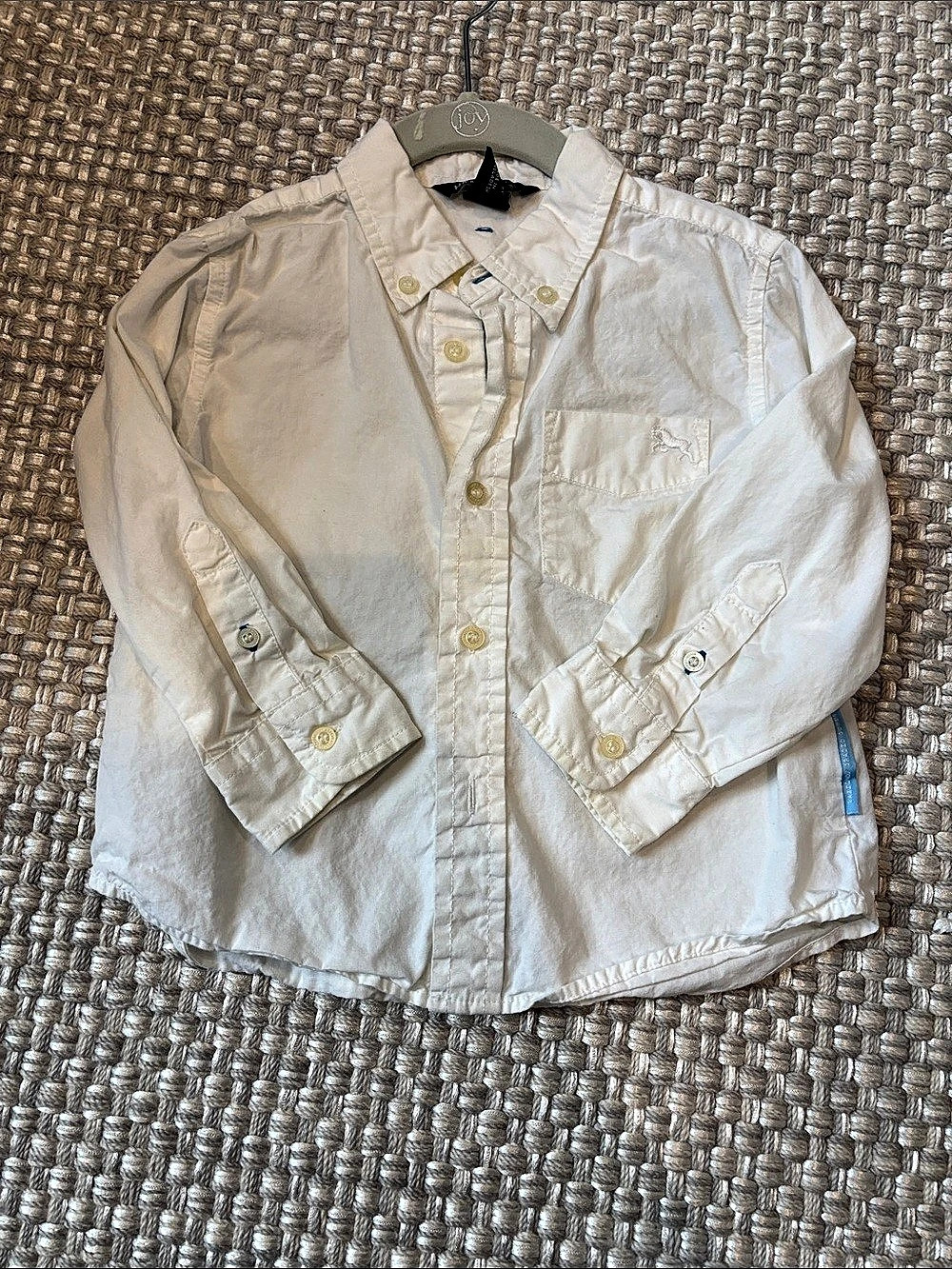 H&M Boys Cotton Oxford Shirt White